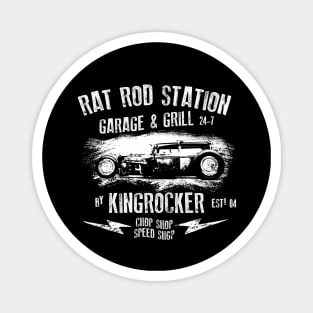 Hot Rod Station Magnet